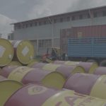 Fuel drums staged at a group warehouse